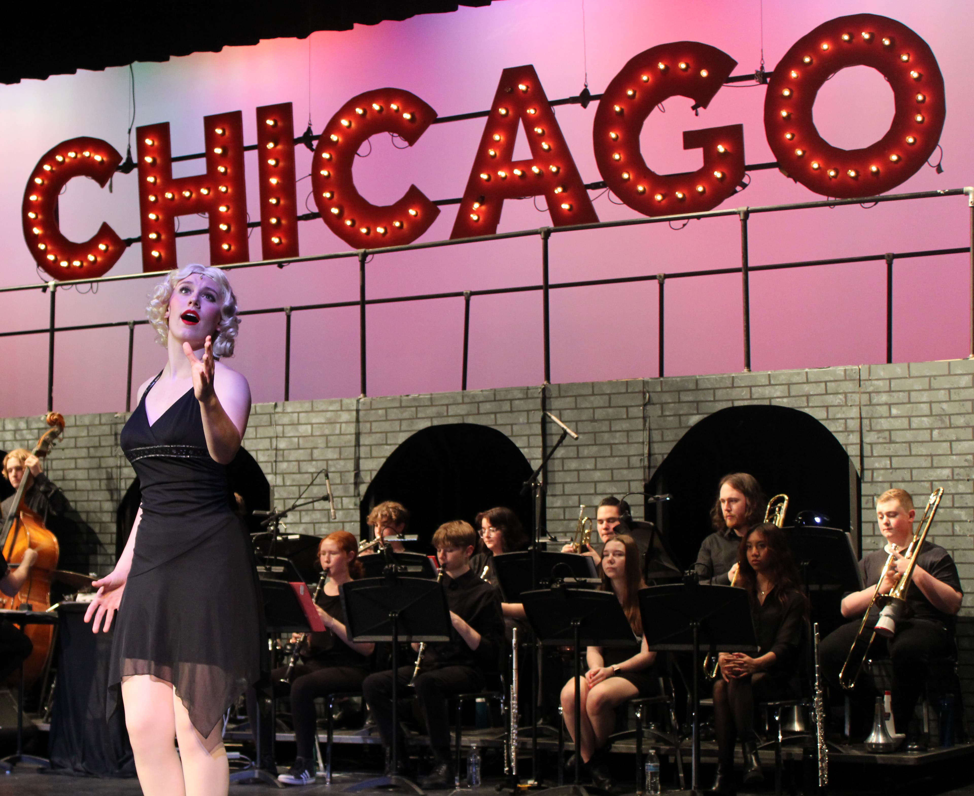 Maya performing as Roxie in Chicago